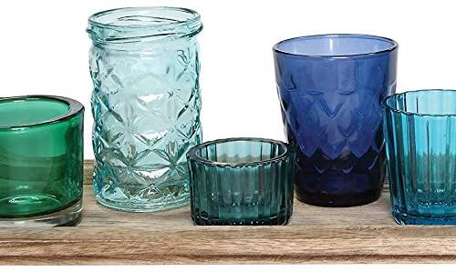Assorted glass cups and jars