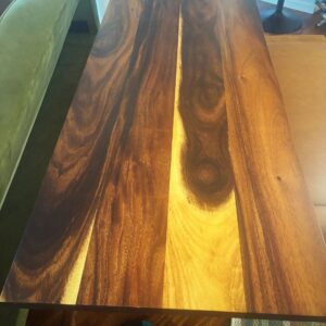 Smooth wooden surface with unique textures