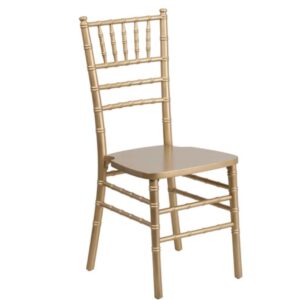 Elegant wooden event chair