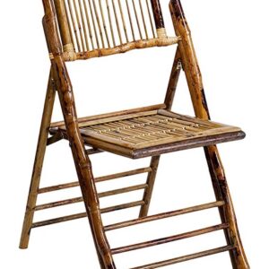 Rustic wooden folding chair design