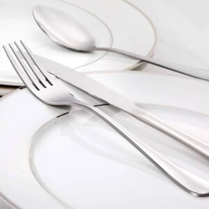 Elegant dining setup with cutlery