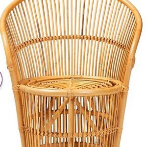 Bamboo-style woven chair pattern