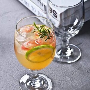 Refreshing cocktail with lime and rosemary