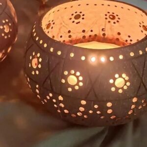 Artistic luminary with perforated design