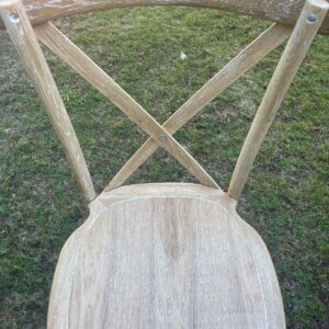 Rustic wooden chair design