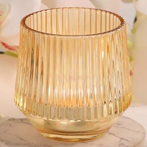 Gold votive holder