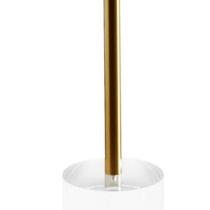 Sleek, contemporary round table piece