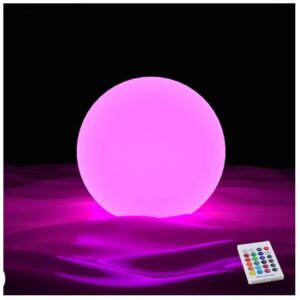 Color-changing orb with remote nearby