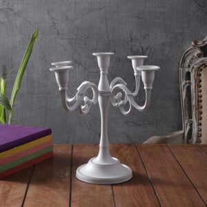 Vintage-style candelabra decor piece