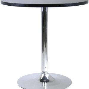 Modern round table with metal base