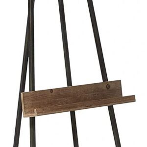 Black easel with ring top