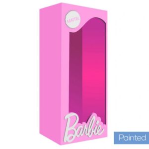 Empty Barbie packaging design