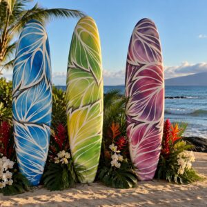 Trio of Surfboards